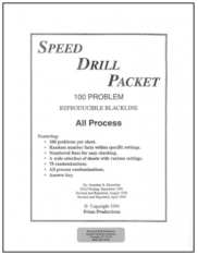 Rod & Staff Math Speed Drill Packet